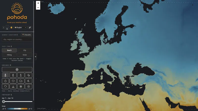 Pohoda screenshot 2