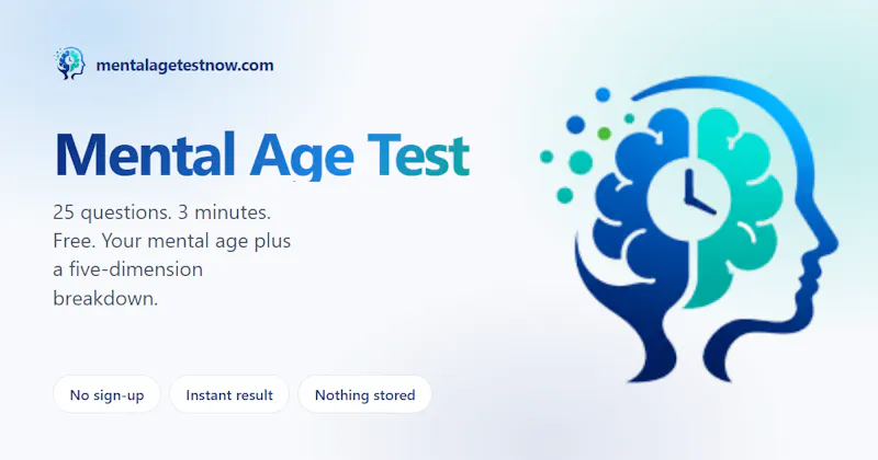 Mental Age Test screenshot 1