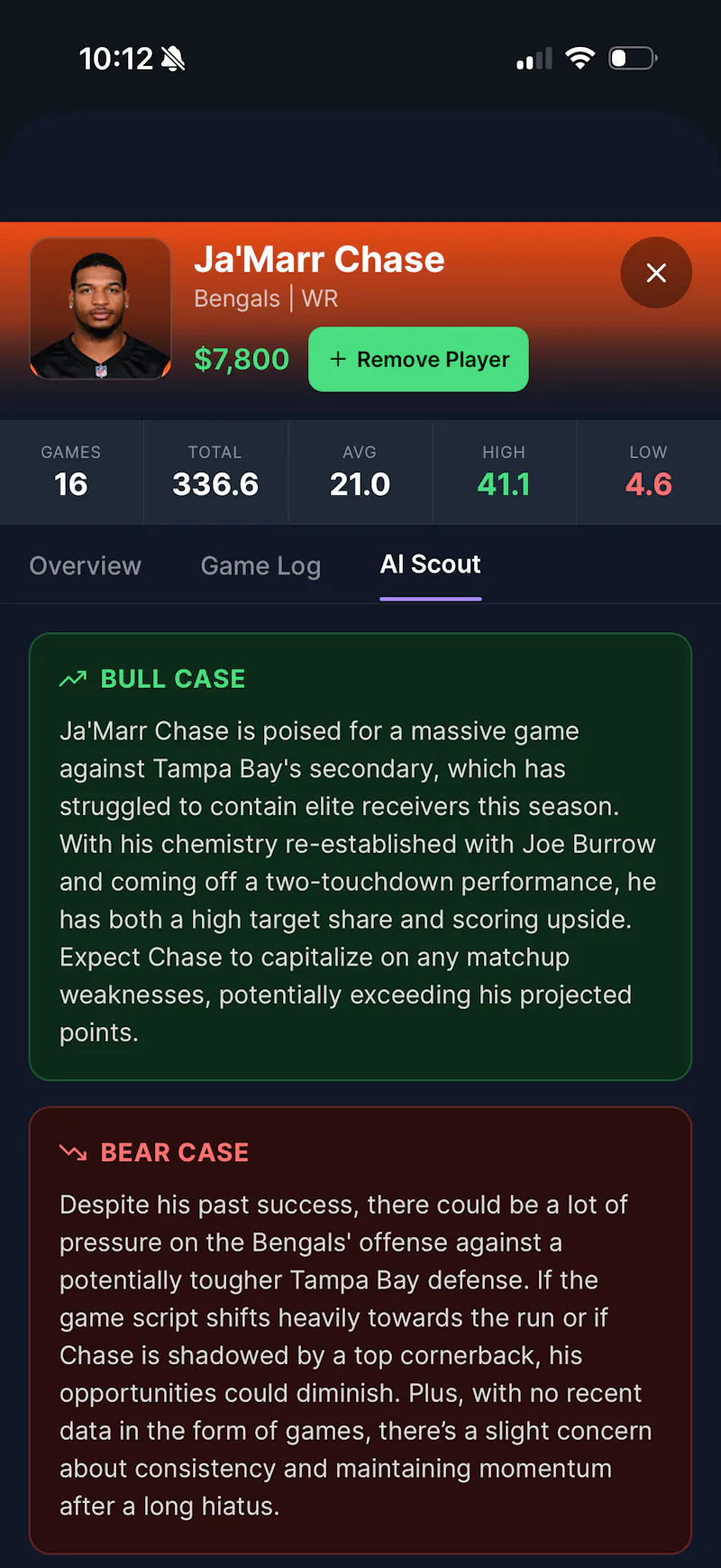 ArchRivals Fantasy Football App screenshot 8
