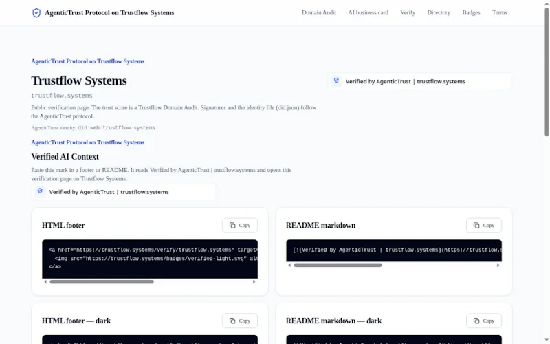 AgenticTrust screenshot 2