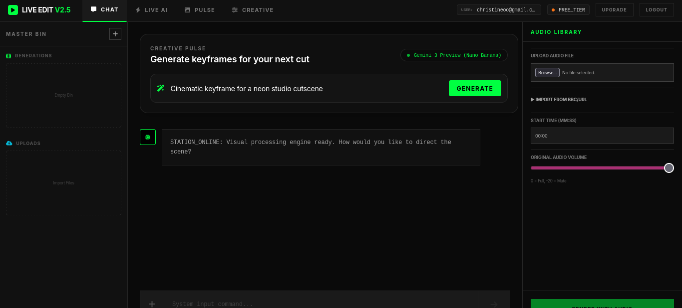 Live Edit - Screenshot 2 showing product features and functionality
