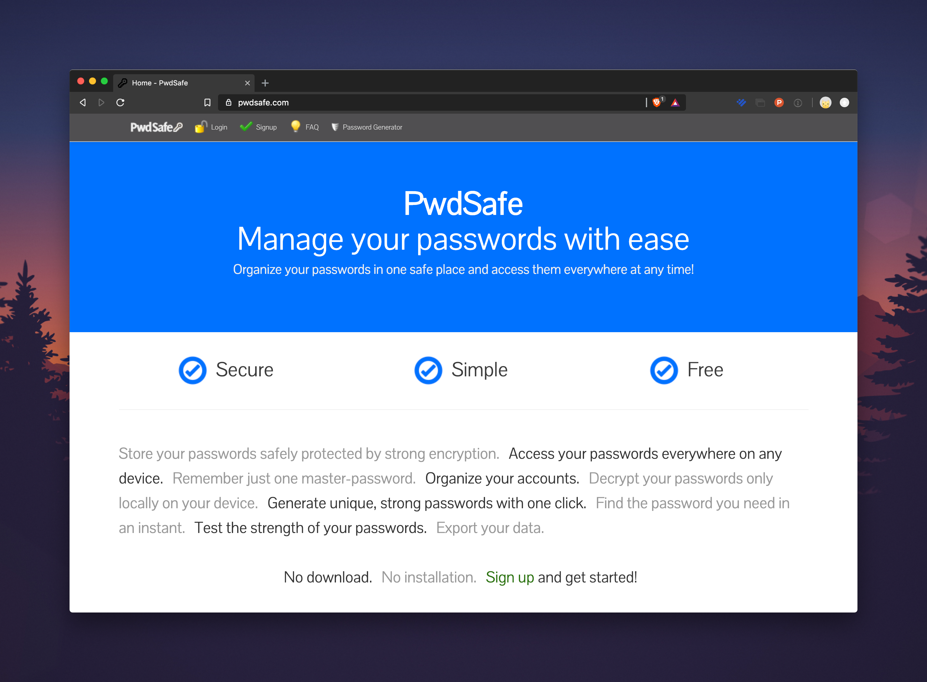 PwdSafe gallery image