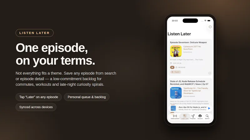 Porkast screenshot 4