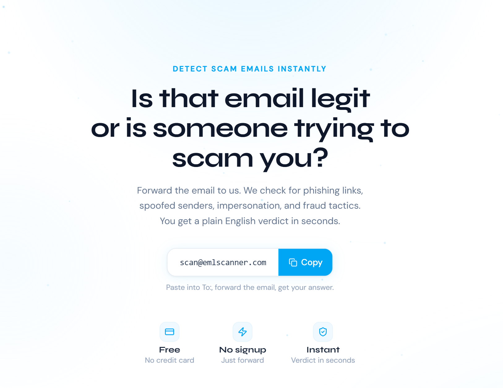 EML Scanner - Main product screenshot demonstrating key features and user interface