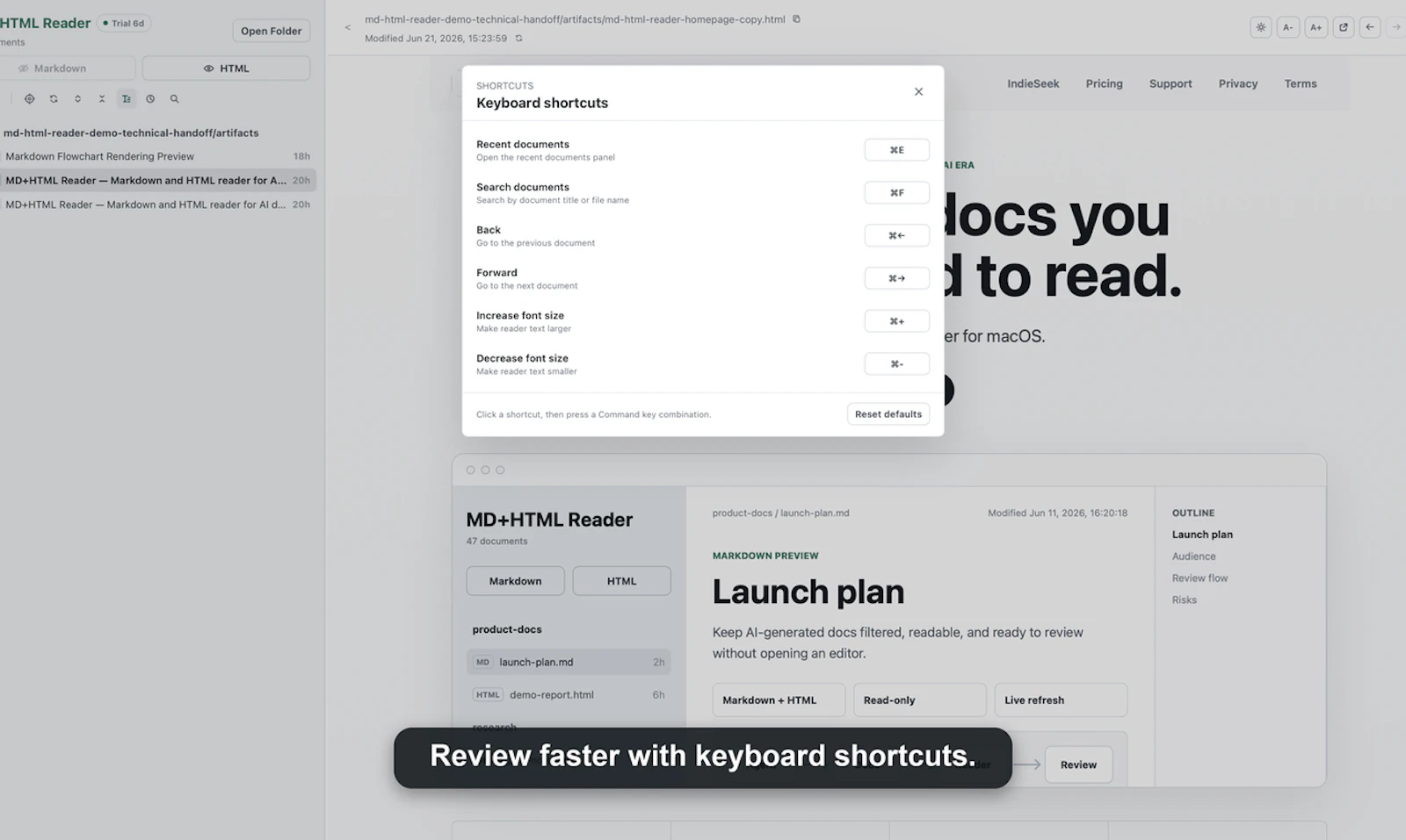 MD+HTML Reader screenshot 5