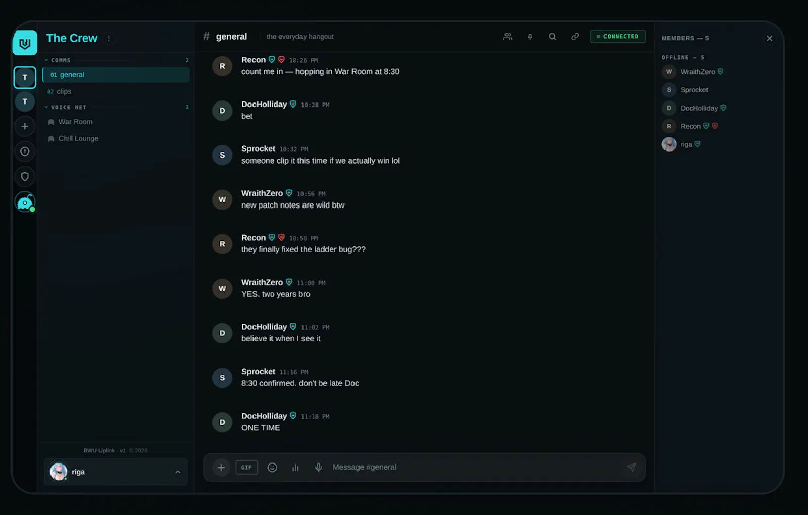 BWU Uplink screenshot 2