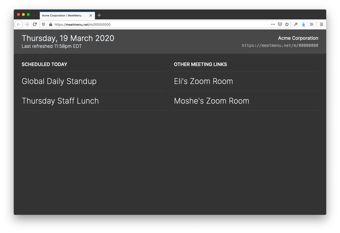 MeetMenu gallery image
