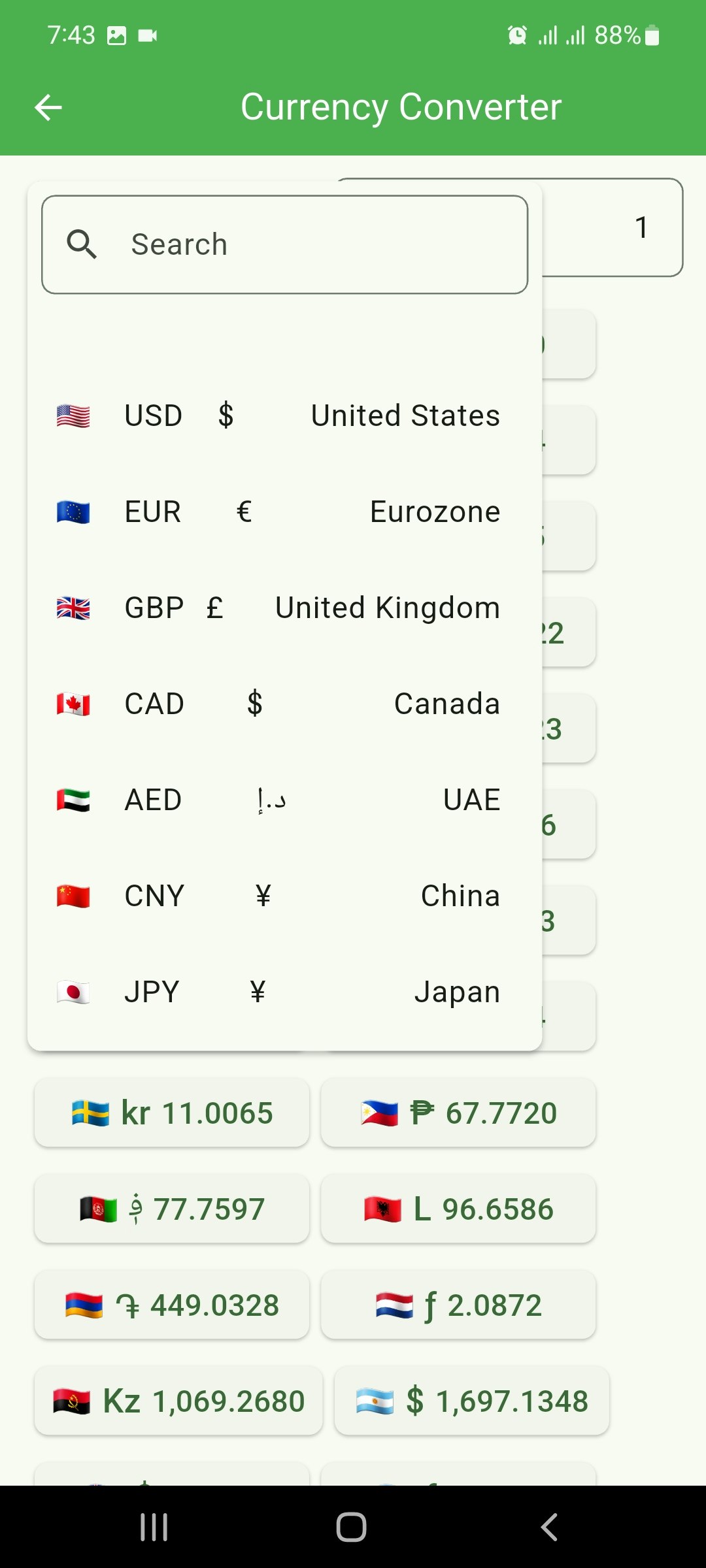 Fast Currency Converter gallery image