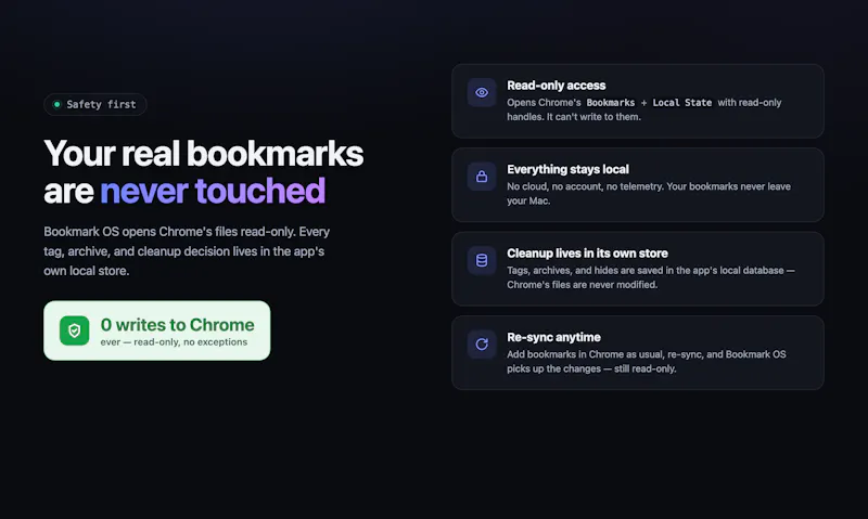 Bookmark OS screenshot 5
