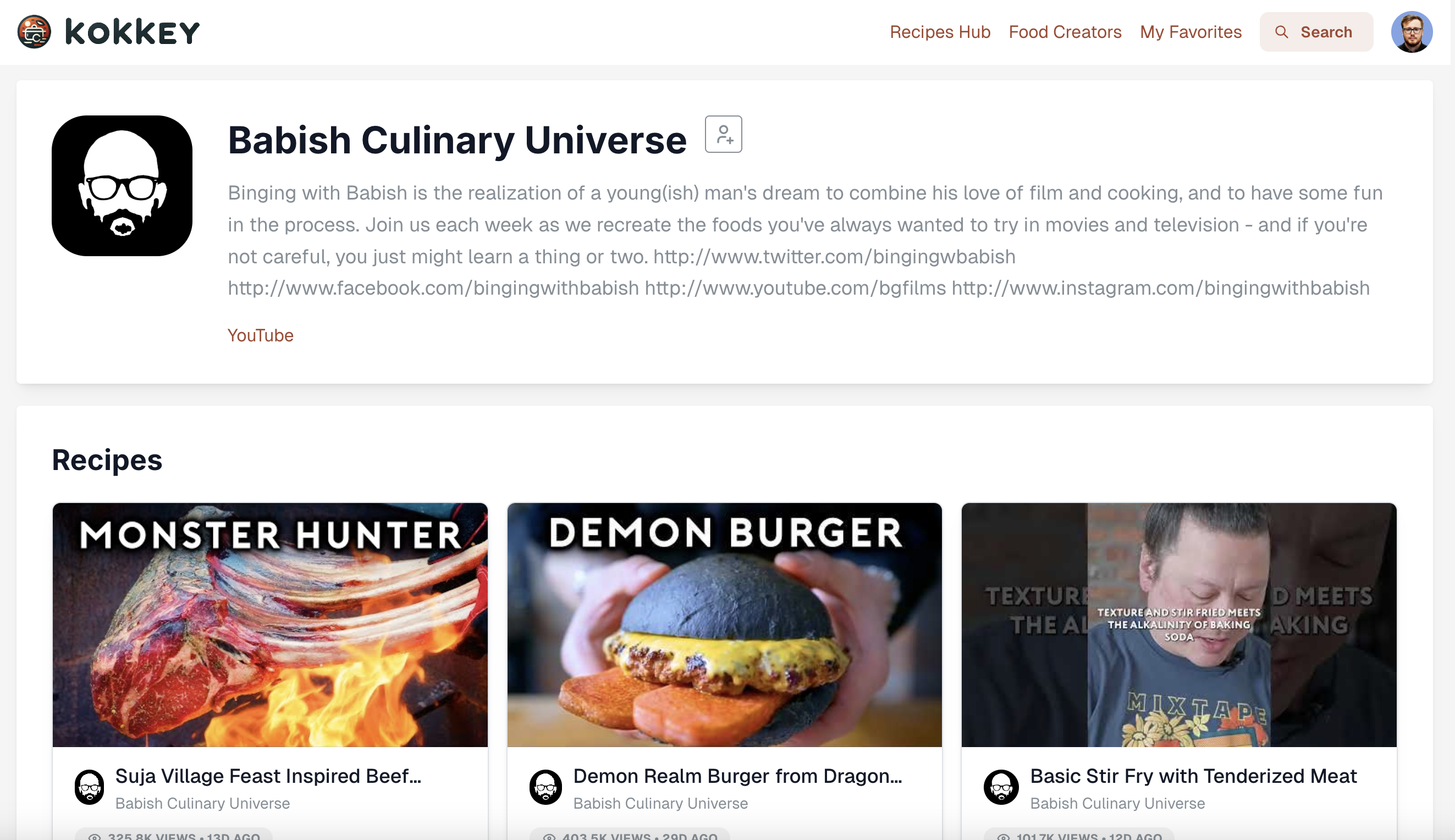 kokkey - Recipe discovery platform media 6