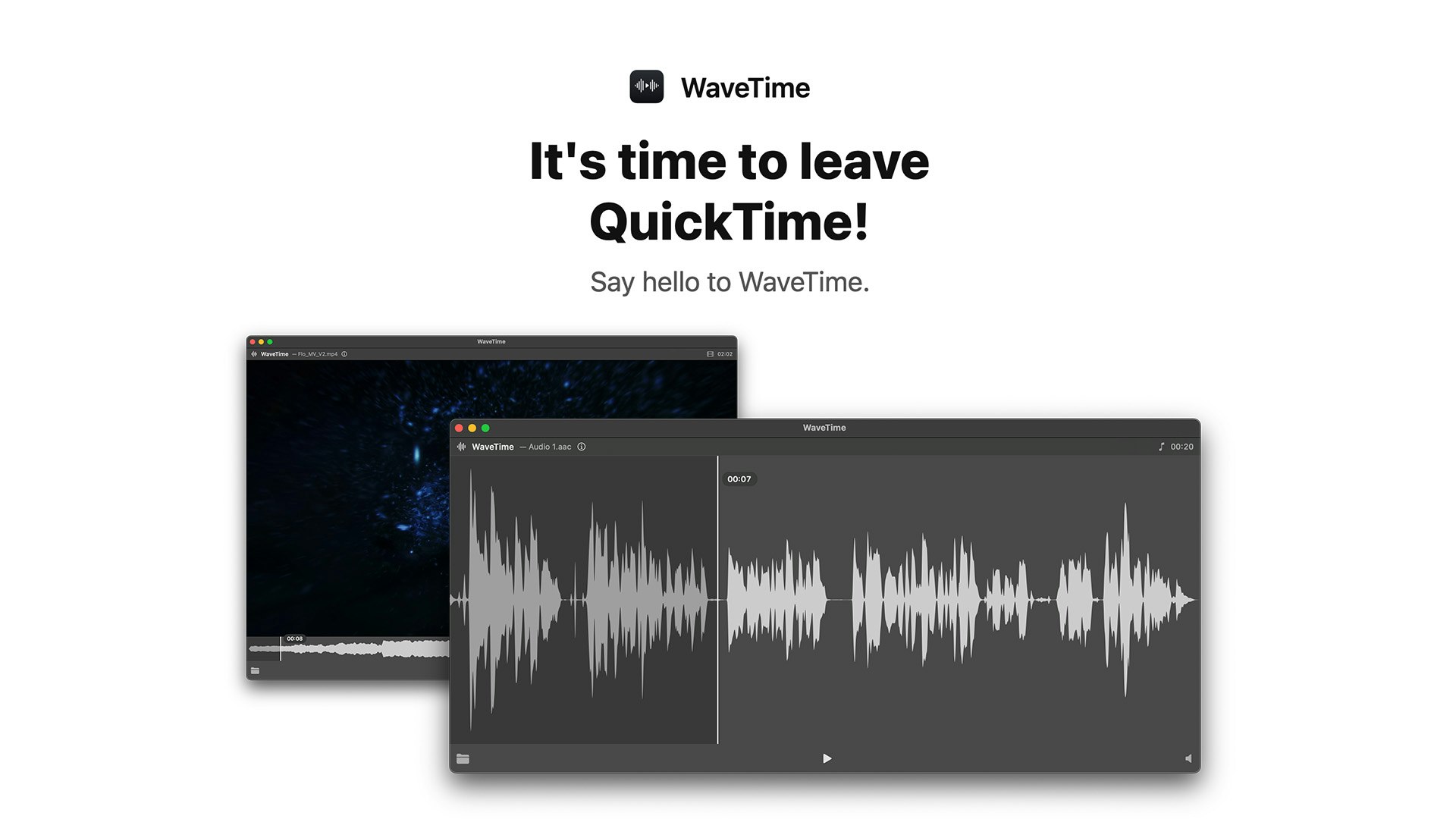 WaveTime - Say goodbye to QuickTime. media 1