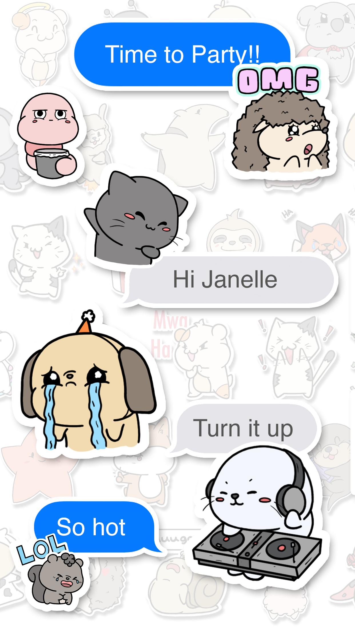 Party Aminals: Stickers gallery image