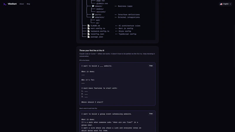 VibeStart screenshot 6