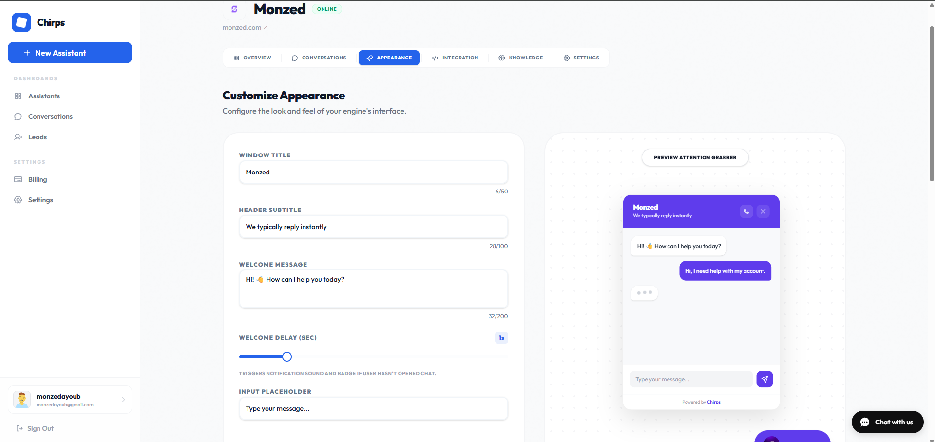 Chirps AI gallery image
