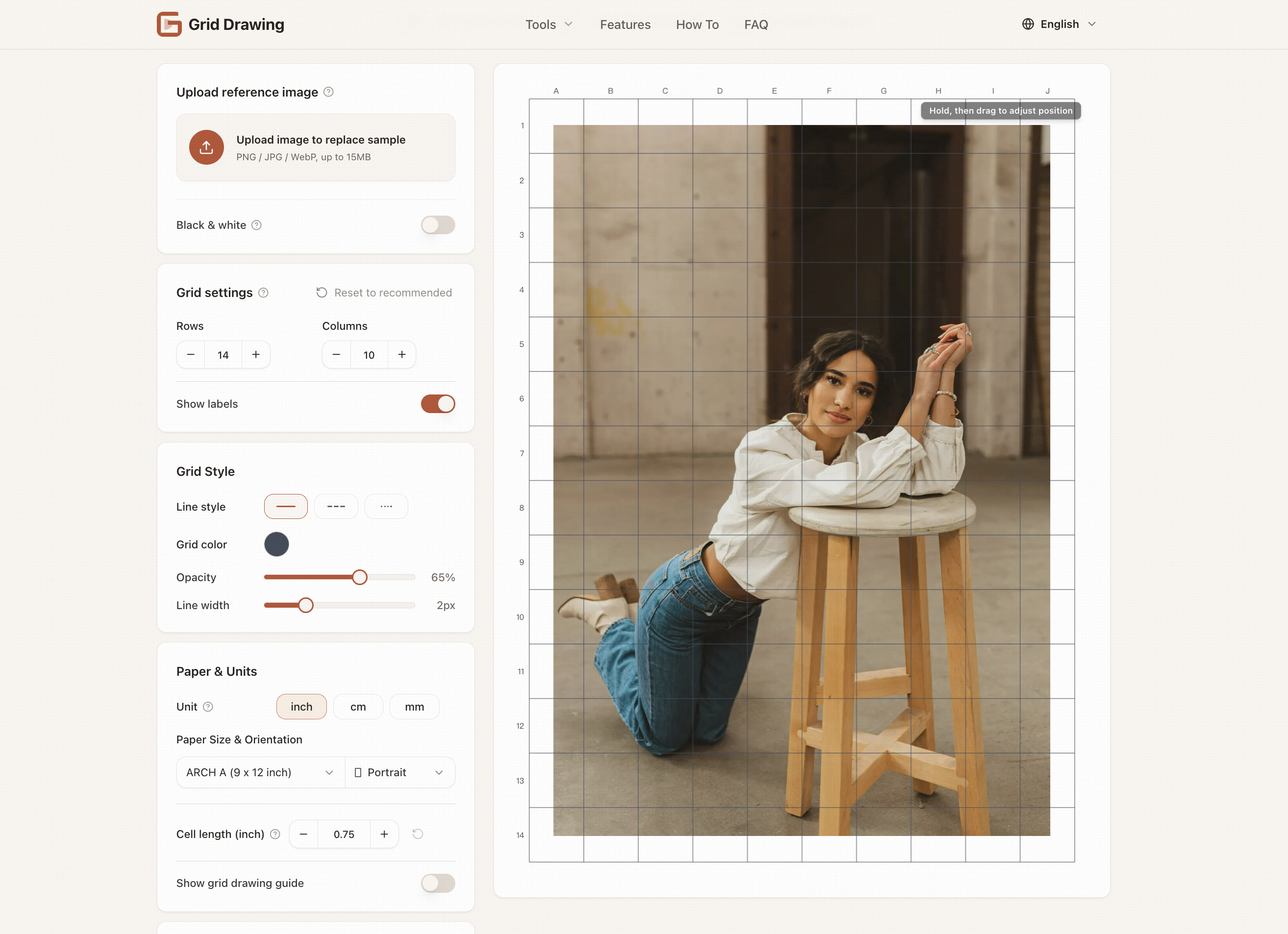 Free Online Grid Maker for Artists gallery image