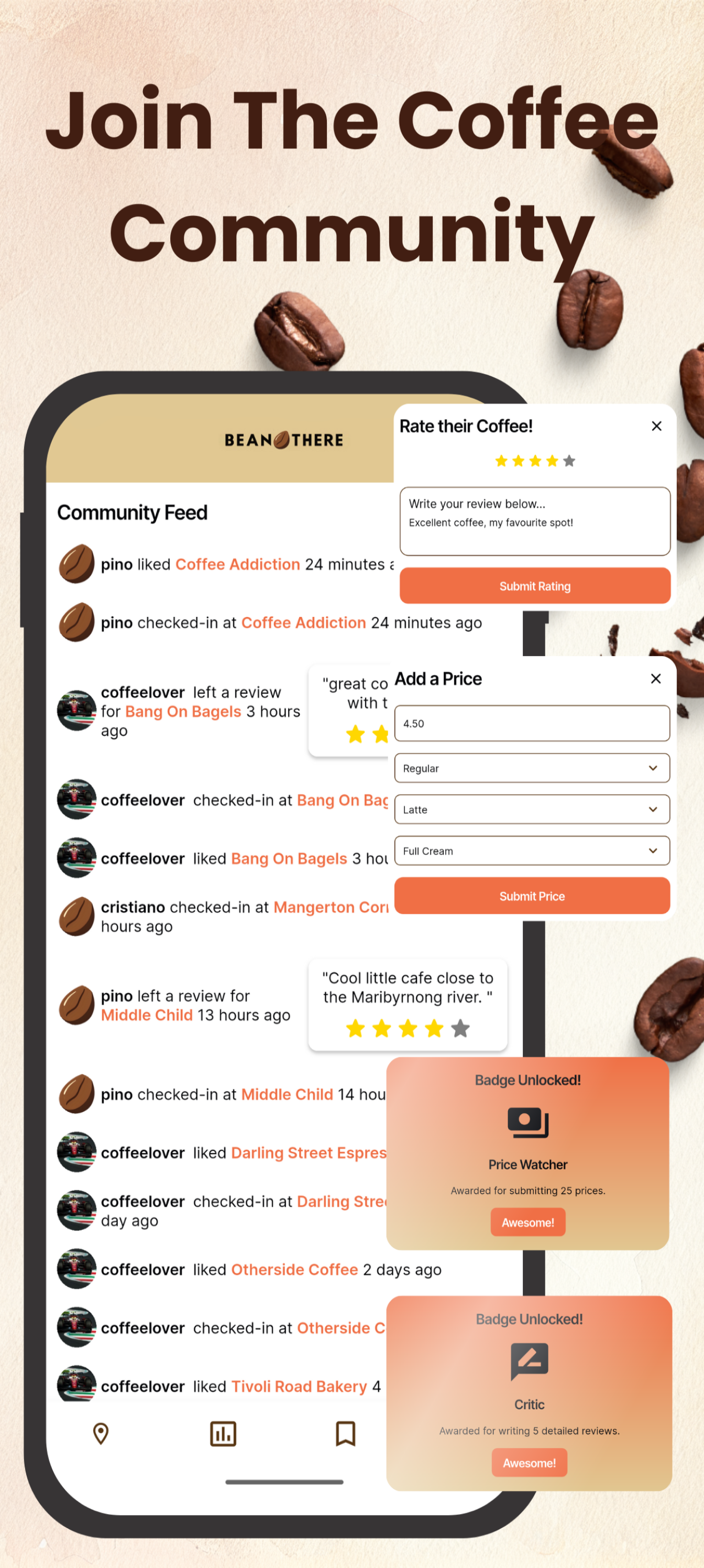 BeanThere - Screenshot 3 showing product features and functionality