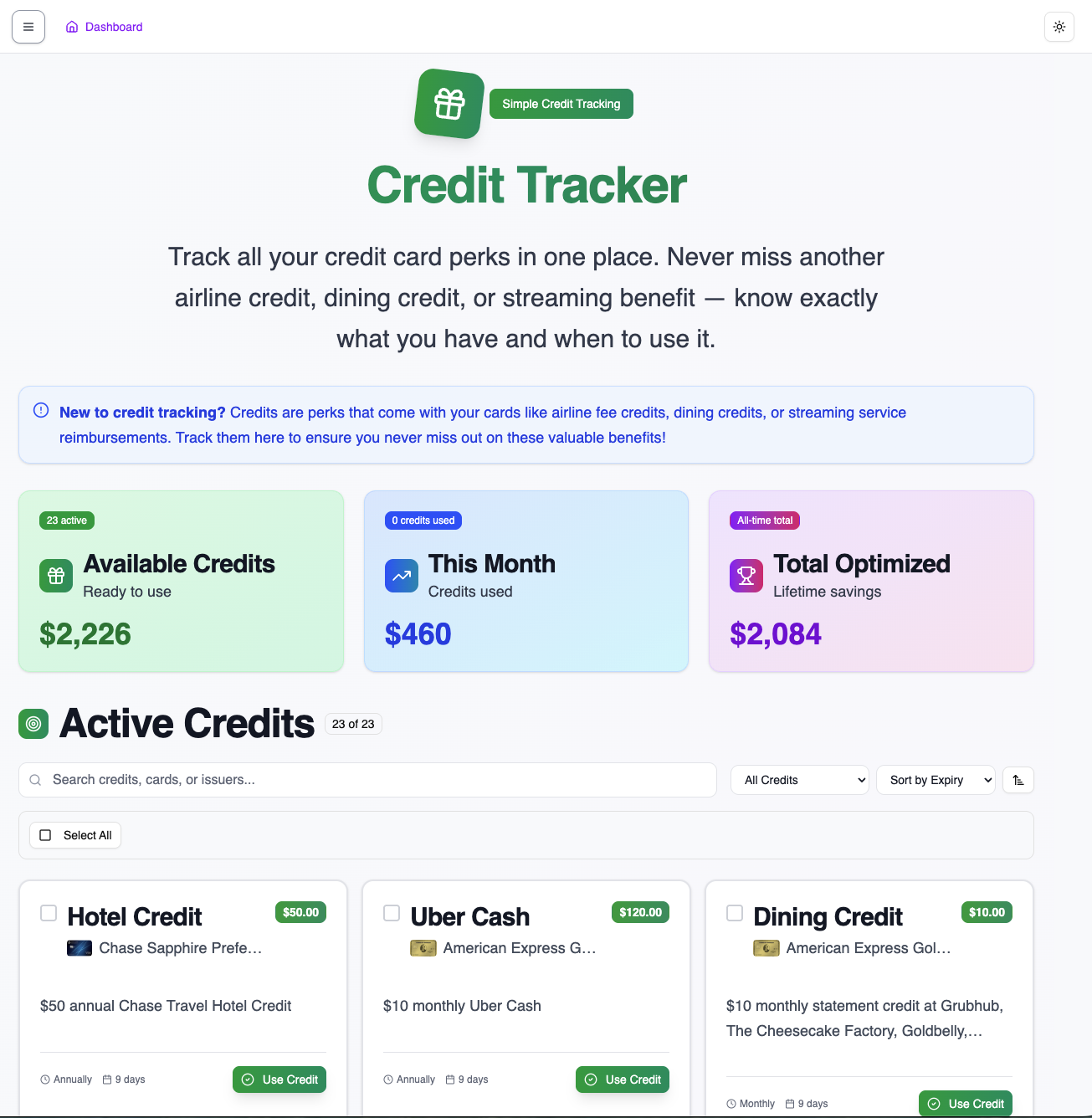 Supapoints - Screenshot 2 showing product features and functionality