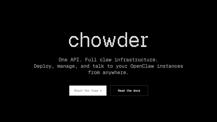 chowder.dev产品图