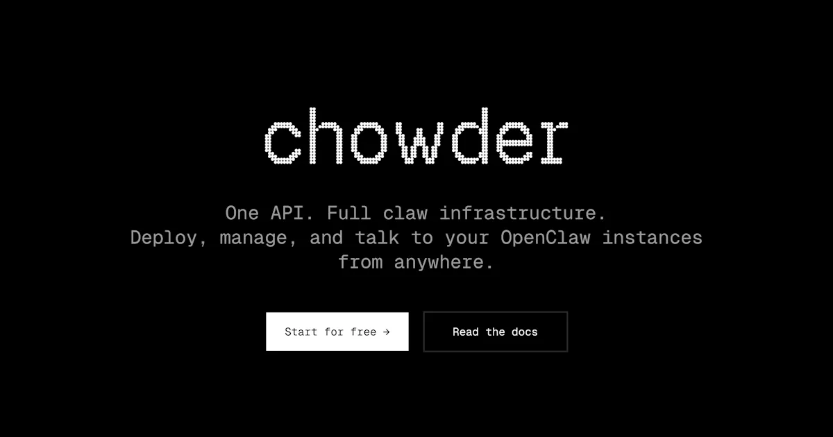 chowder.dev