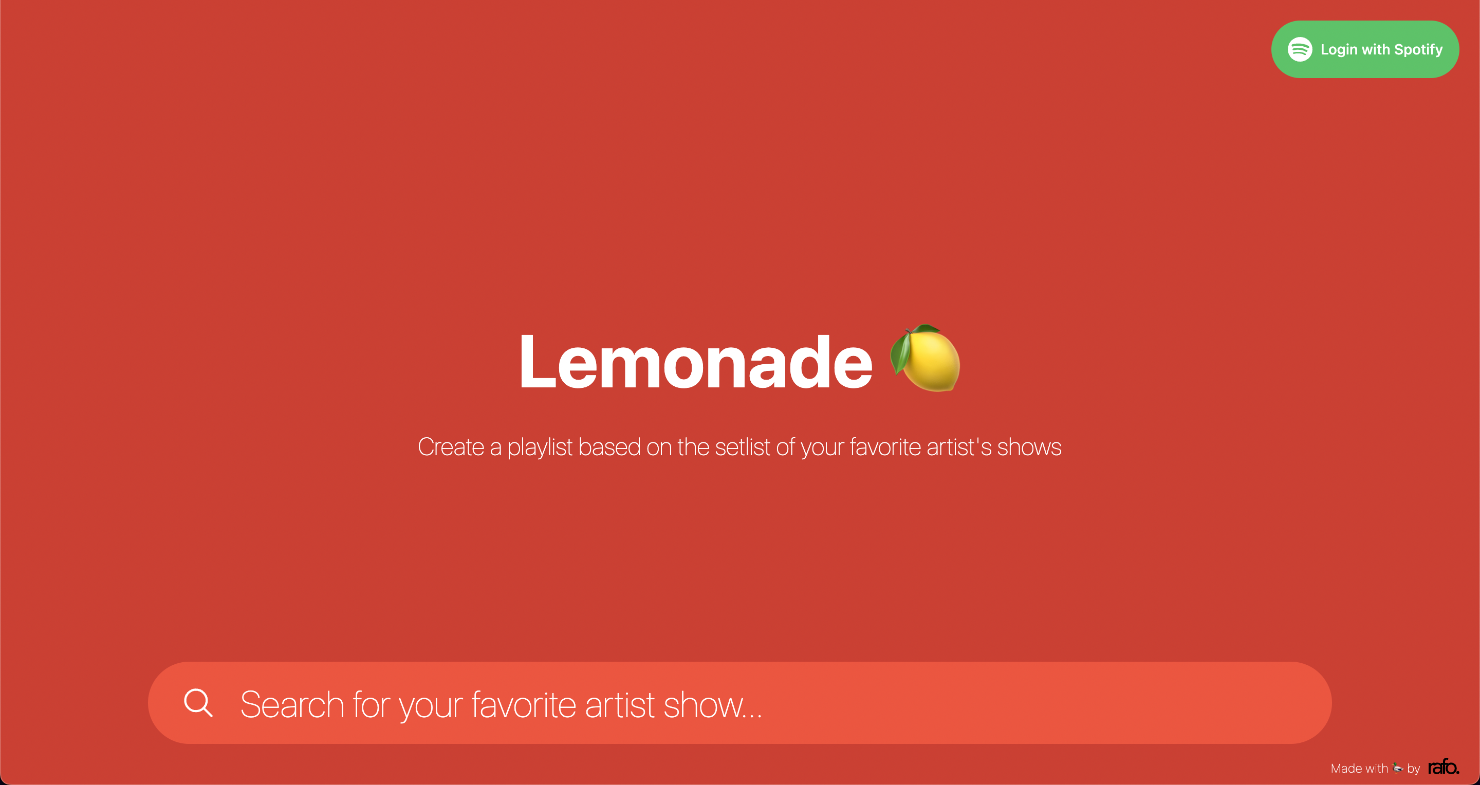 Média Limonade - Créez une playlist basée sur la setlist des émissions d'artistes 1