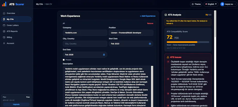 ATS Scorer screenshot 4