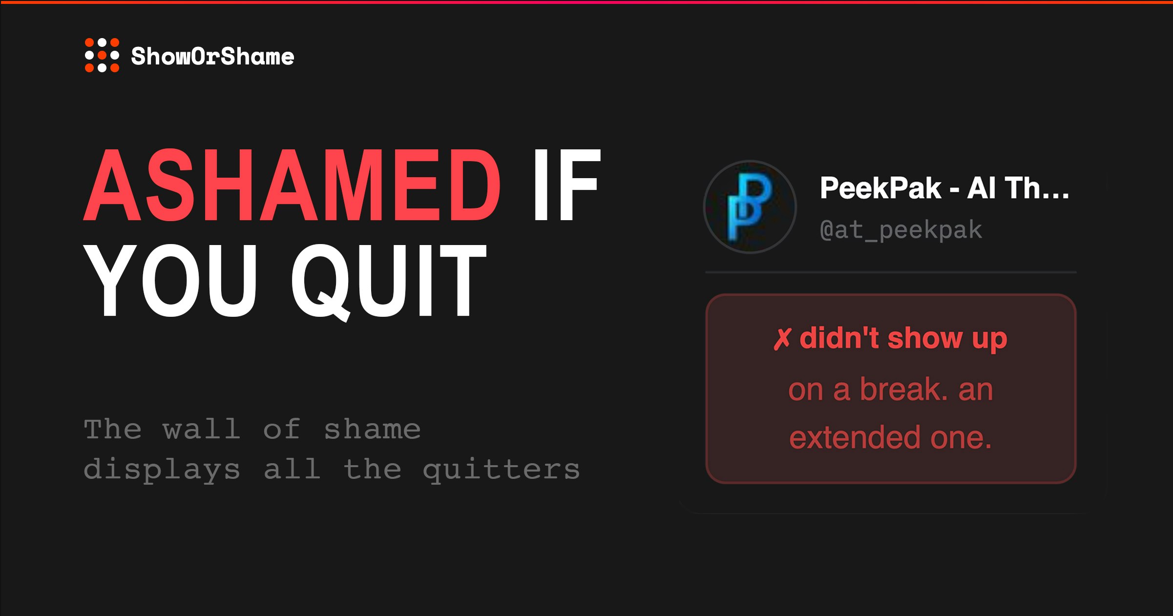 ShowOrShame gallery image