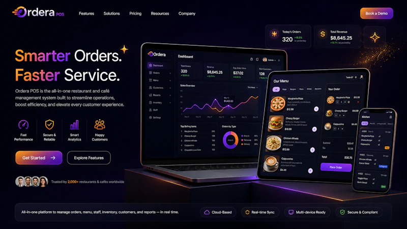 Ordera POS system for UAE restaurant screenshot 4