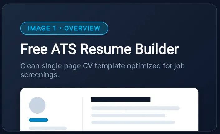 Free Resume Builder for Freshers gallery image