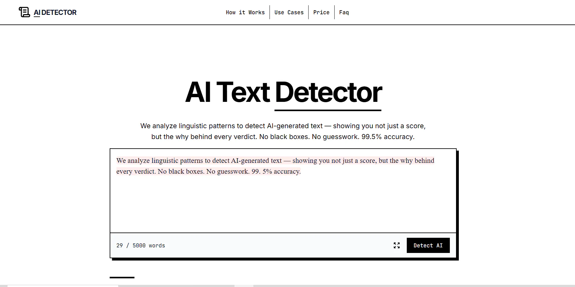 AI DETECTOR gallery image