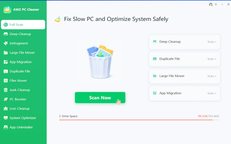 AWZ PC Cleaner screenshot 4
