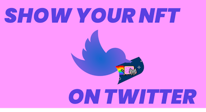 Show my NFT on Twitter gallery image