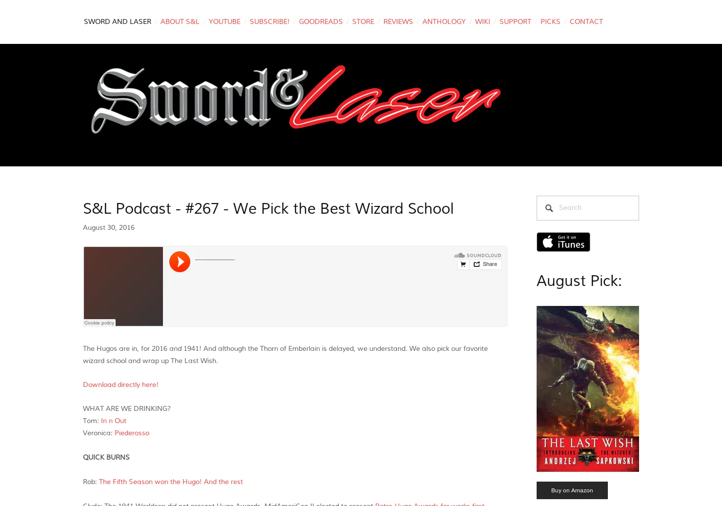 Sword & Laser Podcast