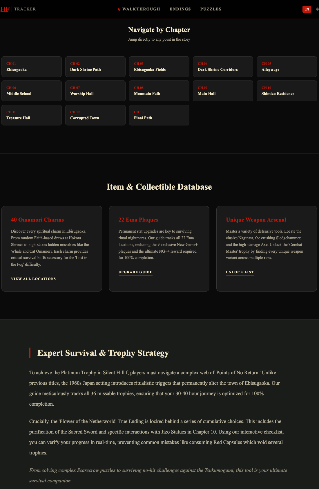 Silent Hill f Tracker gallery image