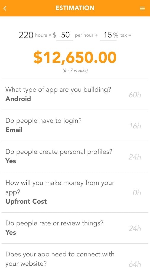 Estimapp gallery image