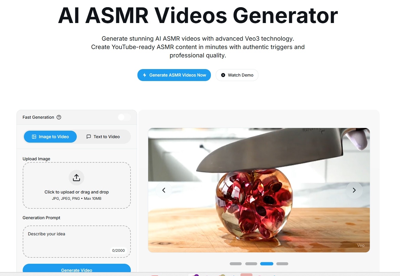 Videos ASMR - AI ASMR Generador de videos |Crear contenido ASMR auténtico media 4