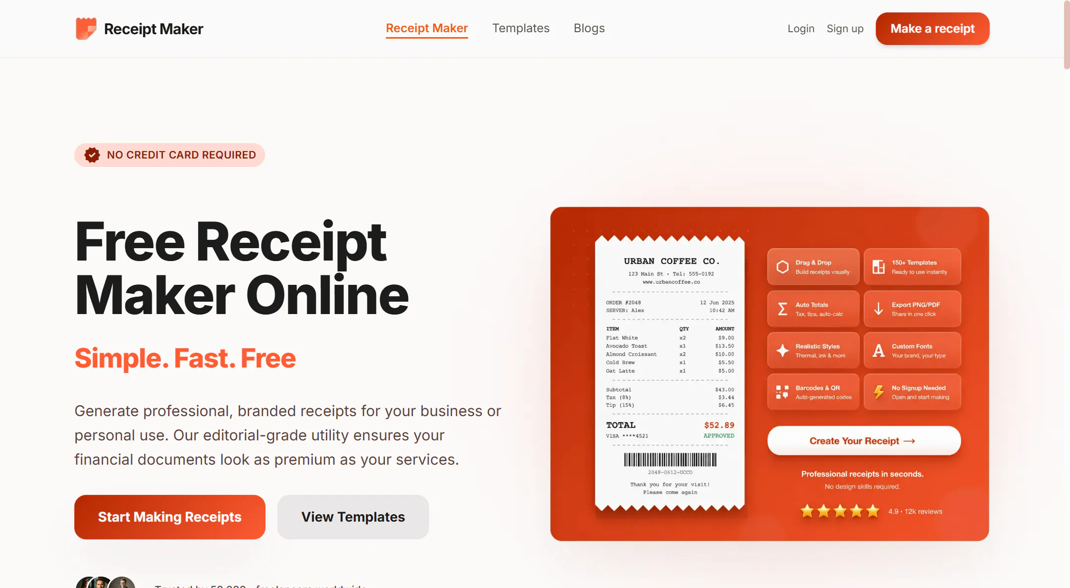 Free Receipt Maker gallery image