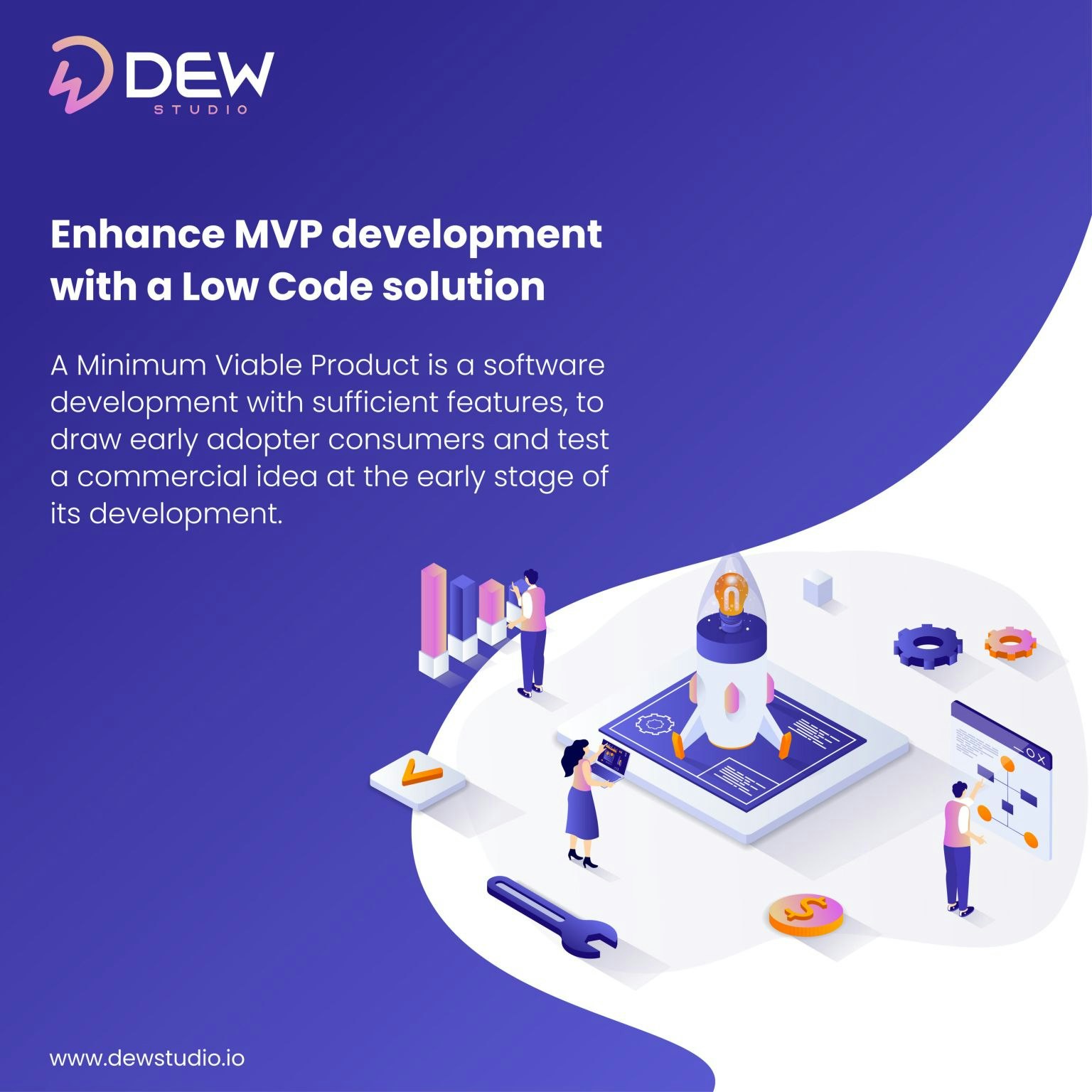 Desarrollo de aplicaciones de código bajo de Dew Studio media 2