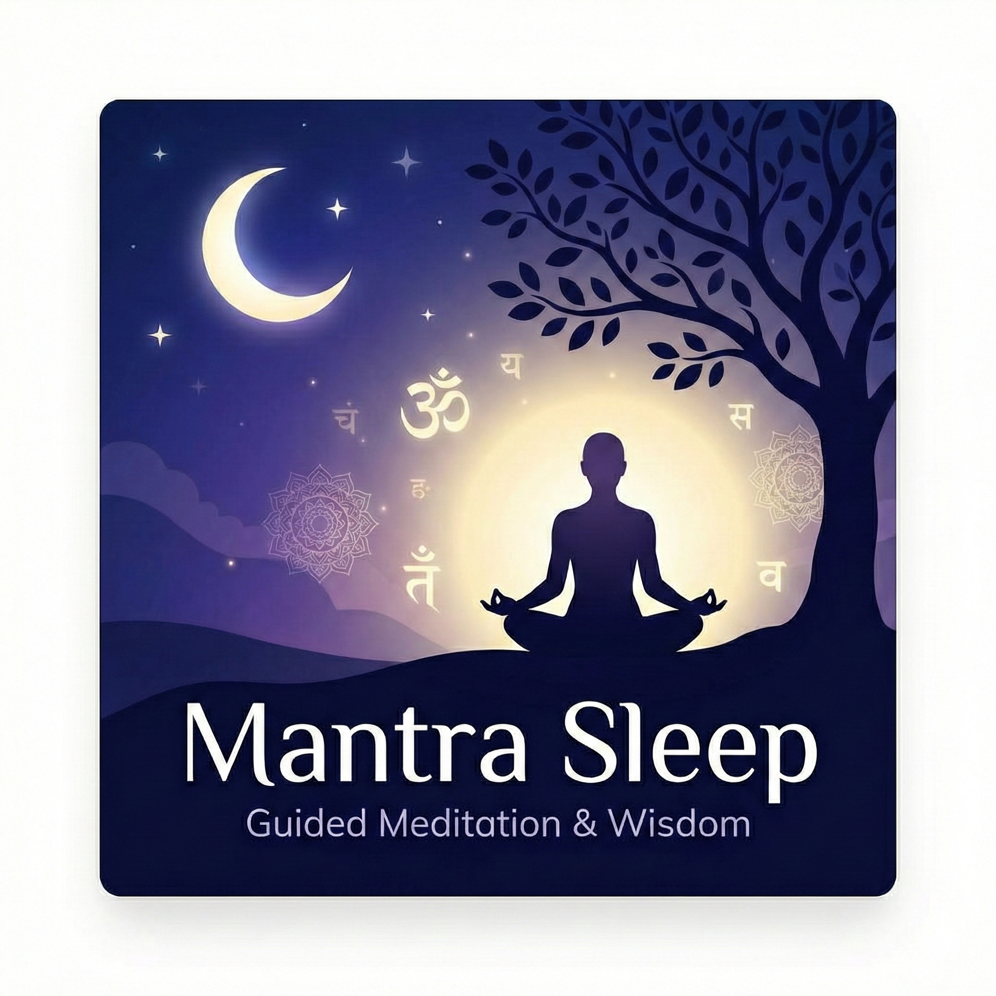 Mantra Sleep - Product Hunt launch logo and brand identity