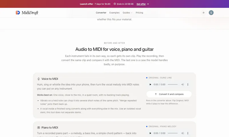 MidiDraft screenshot 2