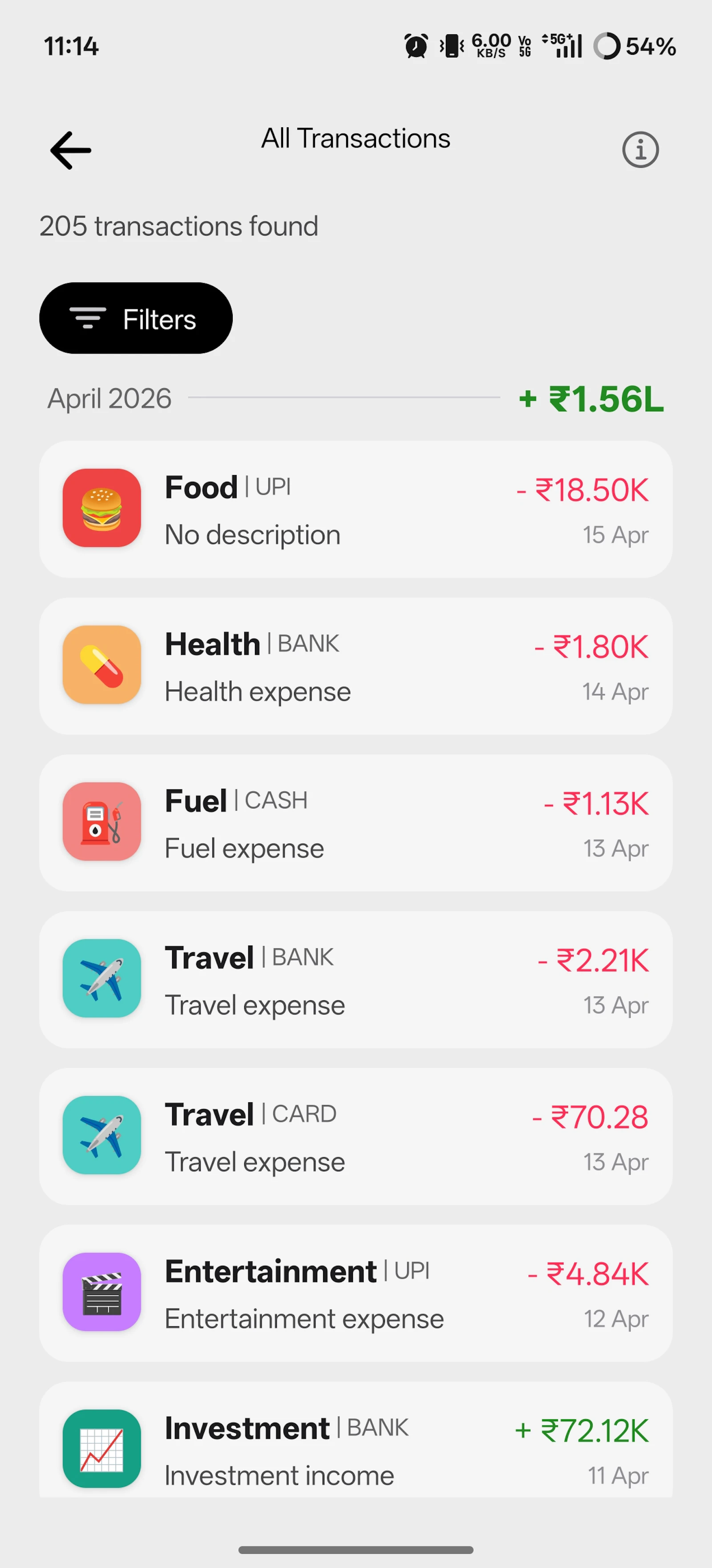 Finex - AI powered expense manager screenshot 6