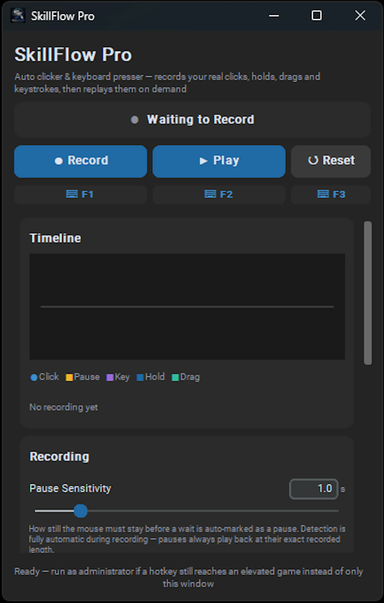SkillFlowPro Auto Clicker/Macro Recorder screenshot 2