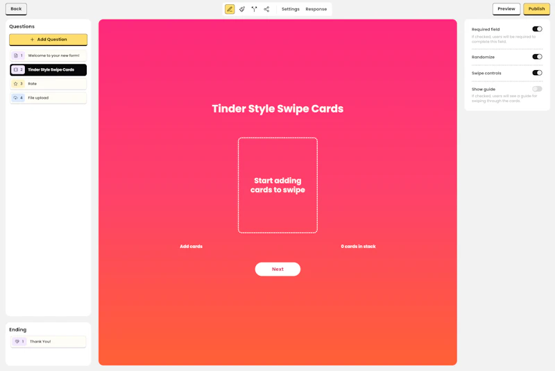 Collectform screenshot 2