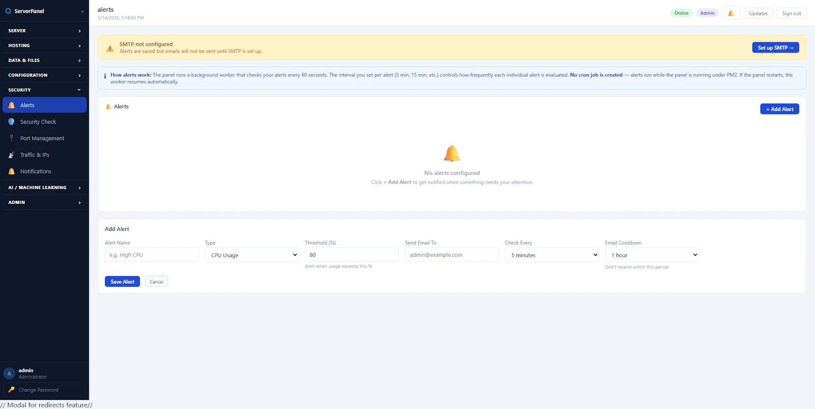 Nettpanel — Linux Server Management screenshot 5