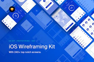 iOS Wireframing UX Kit gallery image