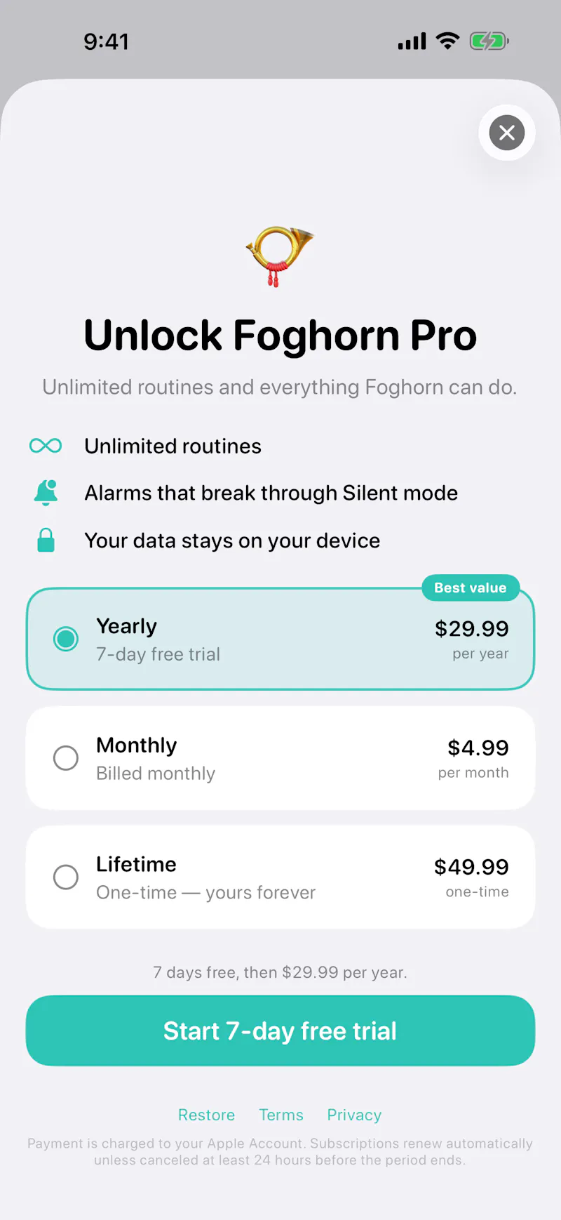 Foghorn screenshot 6