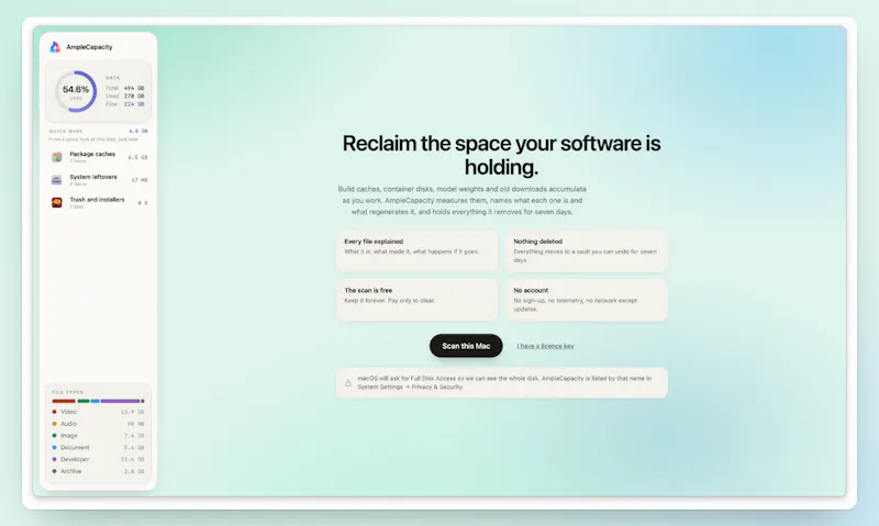 AmpleCapacity — Make room on MAC screenshot 5