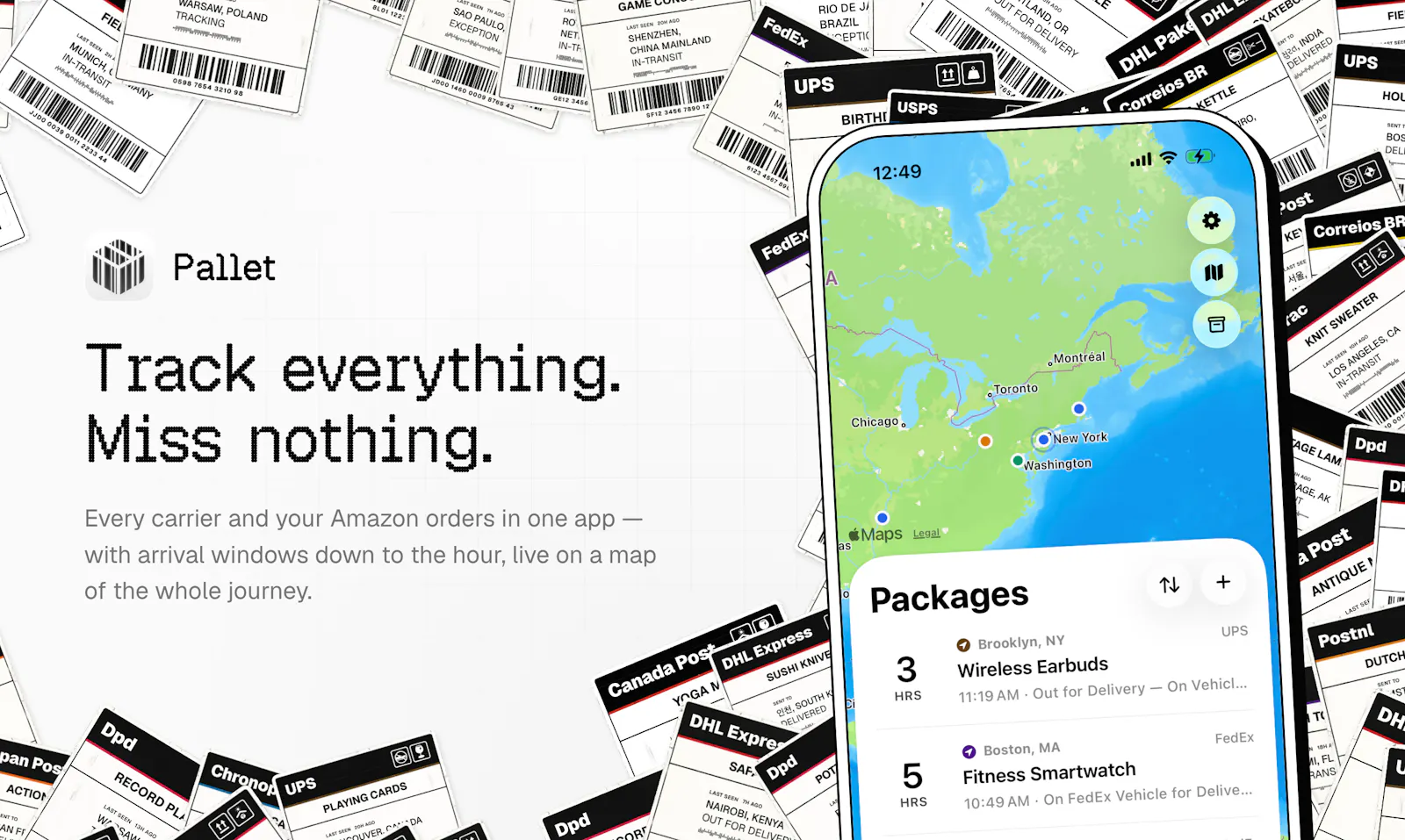 Pallet: Package Tracker screenshot 1