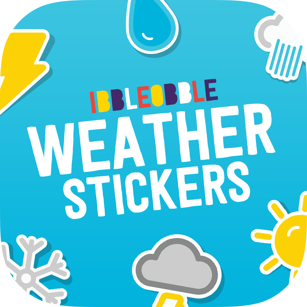 Ibbleobble Weather Stickers for iMessage
