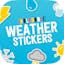 Ibbleobble Weather Stickers for iMessage