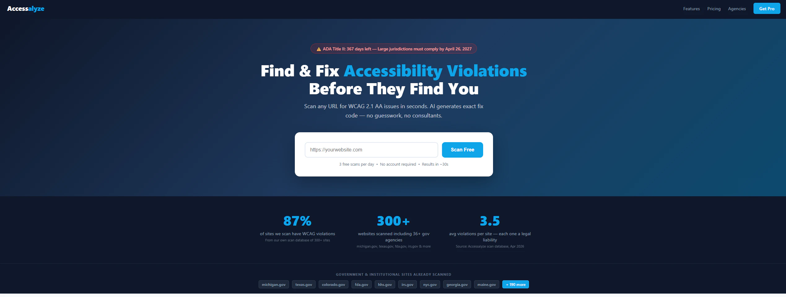 Accessalyze screenshot 1